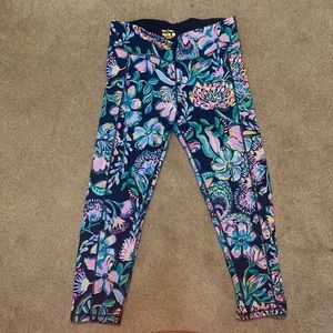 Lilly Pulitzer Floral Printed Exercise Leggings